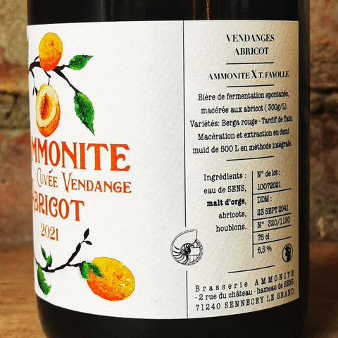Ammonite Vendages Abricot 2021 6.5% (750ml)