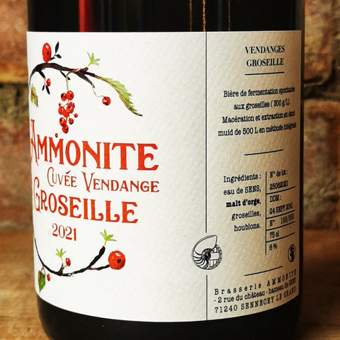 Ammonite Vendages Groseille 2021 6.5% (750ml)