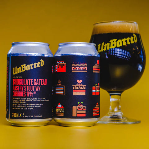 Unbarred Chocolate Gateau Cherry Pasty Stout 11% (330ml)