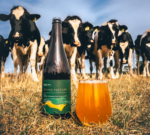 Burnt Mill Round Pasture BA MF Saison 5.8% (750ml)