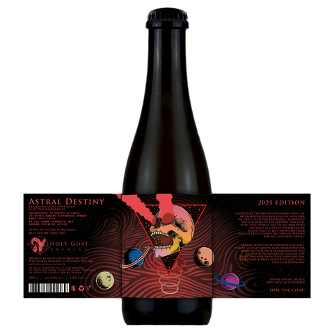 Holy Goat Astral Destiny 25" Framboise Sour with Raspberries 5% (375ml)