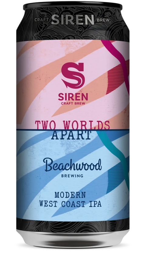 Siren x Beachwood Two Worlds Apart 6.8% WC IPA (440ml)