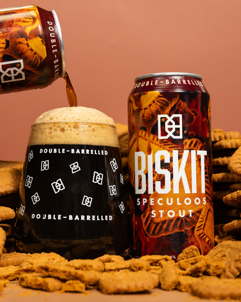 Double Barrelled Biskit Stout 6% (440ml)