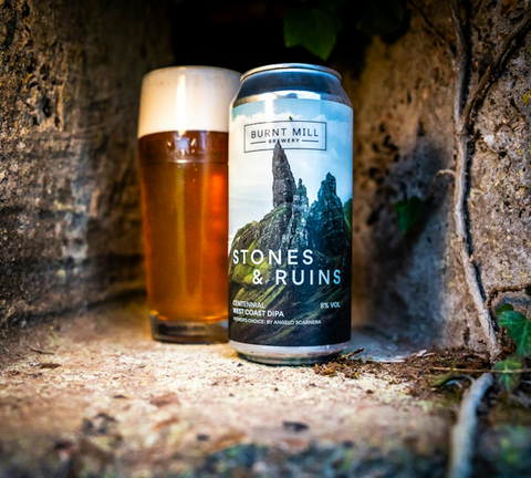 Burnt Mill Stones and Ruins West Coast DIPA 8% (440ml)