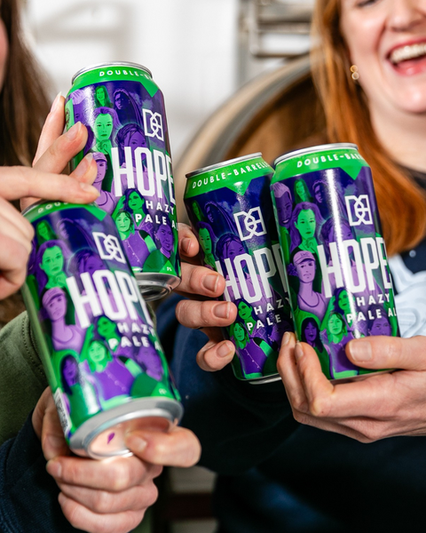Double Barrelled Hopes Hazy Pale Ale 5% (440ml)