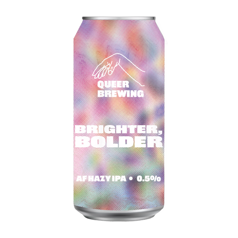 Queer Brewing Brighter Bolder AF IPA 0.5% (440ml)