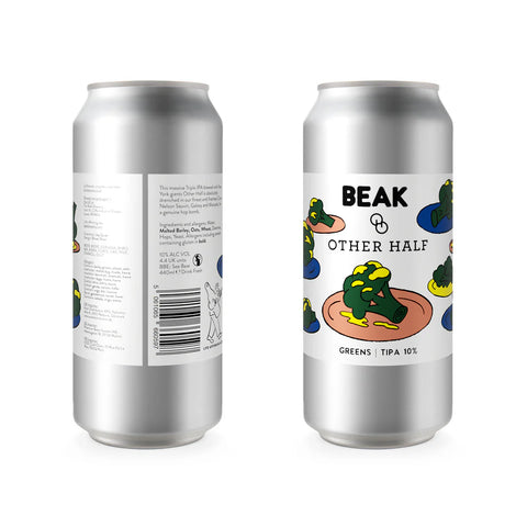 Beak X Other Half Greens TIPA 10% (440ml)