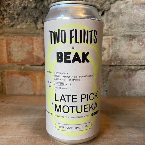Two Flints X Beak Late Pick Motueka 7% (440ml)