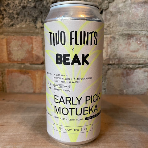 Two Flints X Beak Early Pick Motueka 7% (440ml)
