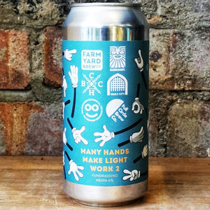 Farm Yard Brew Co Many Hands Make Light Work IPA 6% (440ml)