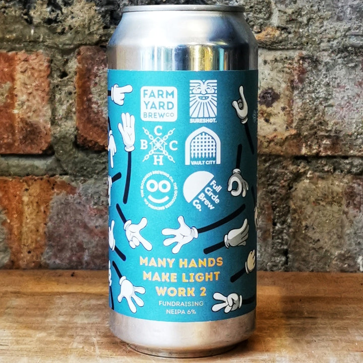 Farm Yard Brew Co Many Hands Make Light Work IPA 6% (440ml)