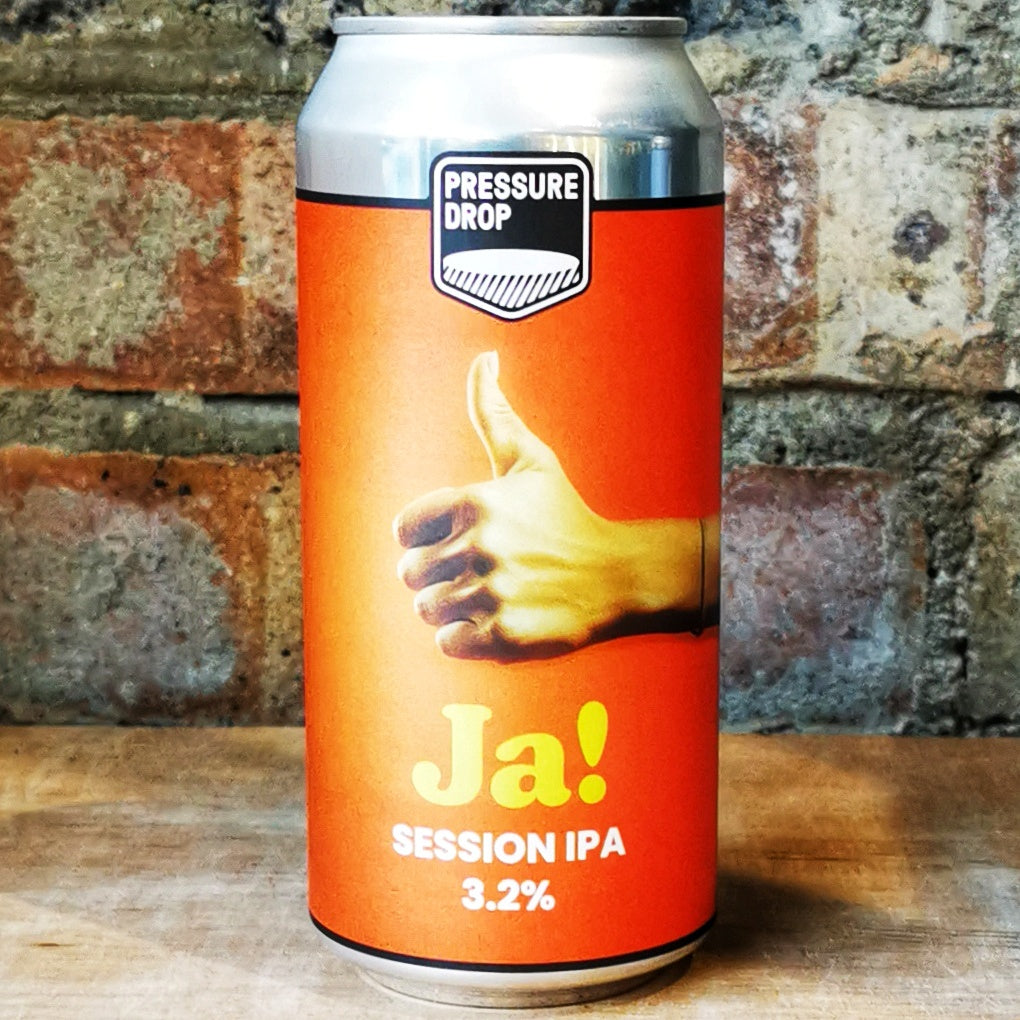 Hop Session Taps Pressure Drop Ja! Session IPA 3.2% (440ml) – Caps and Taps