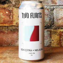 Two Flints Hazy DDH Citra Nelson Hazy IPA 6% (440ml) Two Flints Hazy DDH Citra Nelson Hazy IPA 6% (440ml)