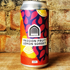Vault City Passion Fruit Lemon Sorbet 5.9% (440ml) Vault City Passion Fruit Lemon Sorbet 5.9% (440ml)