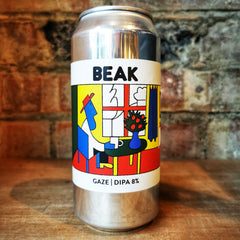 Beak x Two Flints Gaze DIPA 8% (440ml) Beak x Two Flints Gaze DIPA 8% (440ml)