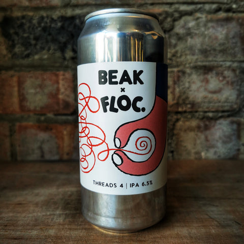 Beak x FLOC Threads 4 IPA 6.5% (440ml)