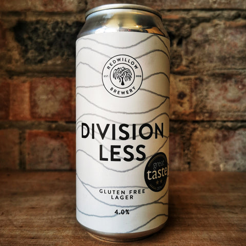 RedWillow Divisionless GF Lager 4% (440ml)