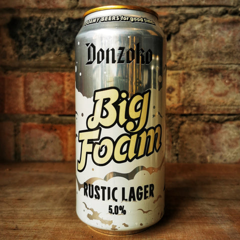 Donzoko Big Foam Rustic Lager 5% (440ml)
