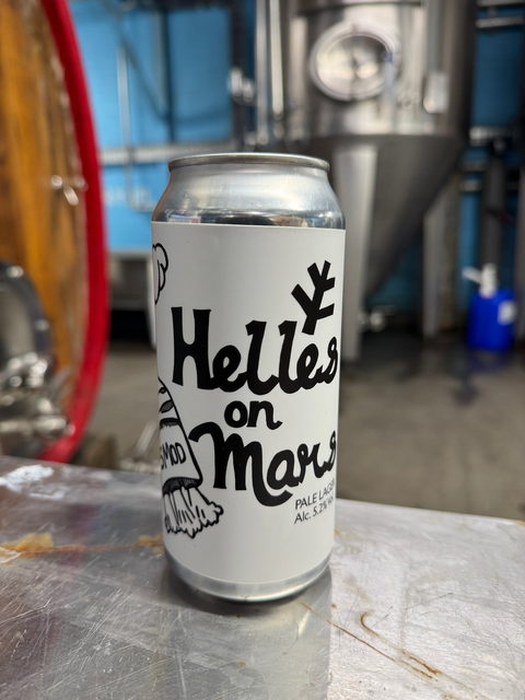 St Mars of the Desert Helles on Mars Pale Lager 5.2% (440ml)