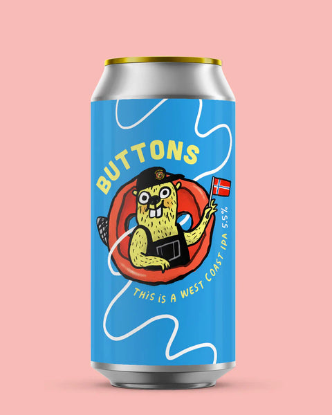 Pretty Decent (PDBC x Haandbryggeriet) Buttons West Coast IPA 5.5% (440ml)