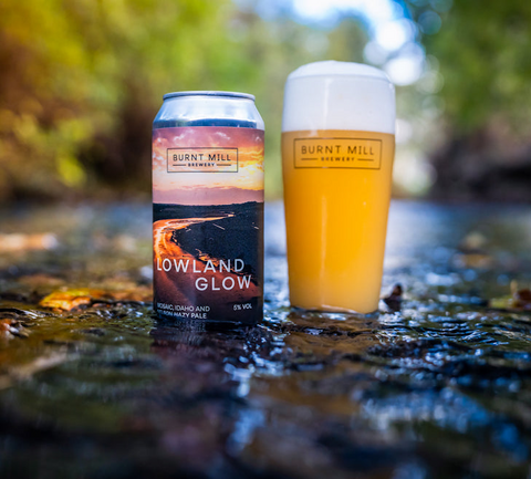 Burnt Mill Lowland Glow Hazy Pale 5% (440ml)