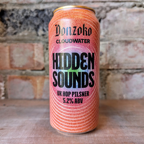 Donzoko X Cloudwater Hidden Sounds UK Hopped Pilsner 5.2% (440ml)