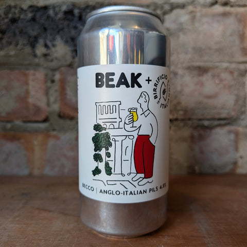 Beak x Birrificio Italiano Becco Anglo-Italian Pils 4.8% (440ml)