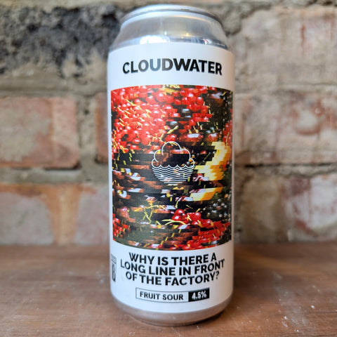 Cloudwater Why Is There A Long Line In Front Of The Factory? Fruited Sour 4.5% (440ml)
