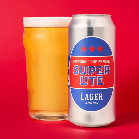 Pressure Drop Super Lite Lager 3.8% 2026 (440ml)