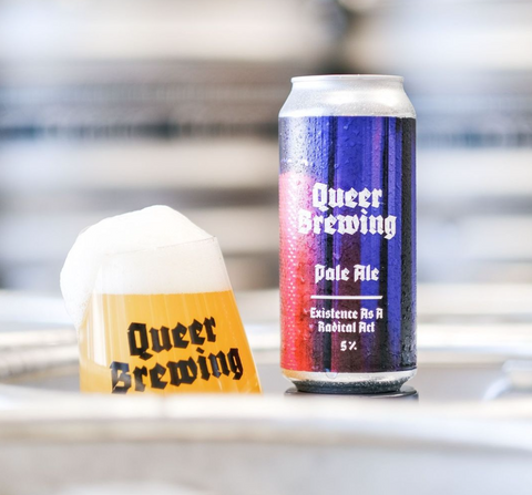 Queer Brewing Existence As A Radical Act Pale Ale 5% (440ml)