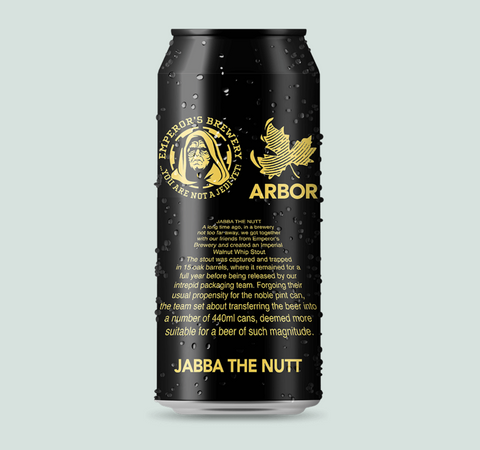 Arbor Ales x Emperors Brewery Jabba the Nut Walnut Whip Stout 10% (440ml)