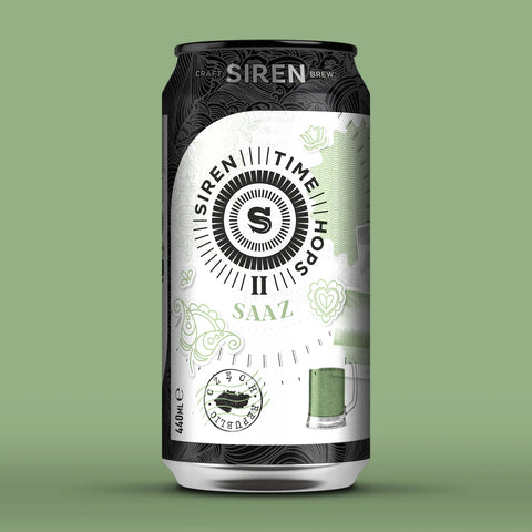 Siren x Jarosovsky Time Hops Saaz Pilsner 4% (440ml)