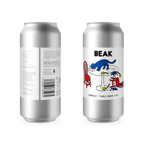 Beak Spirals Table Beer 3.4% (440ml)
