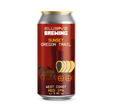 Elusive Sunset Oregon Trail Red IPA 5.8% (440ml)