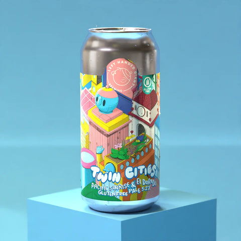 LHG Twin Cities GF Pale Pacific Sunrise & El Dorado 5.2% (440ml)