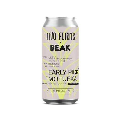 Two Flints X Beak Early Pick Motueka 7% (440ml)