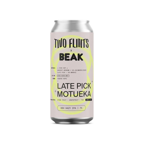 Two Flints X Beak Late Pick Motueka 7% (440ml)