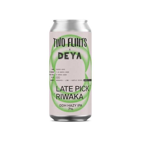Two Flints x DEYA Late Riwaka IPA 7% (440ml)