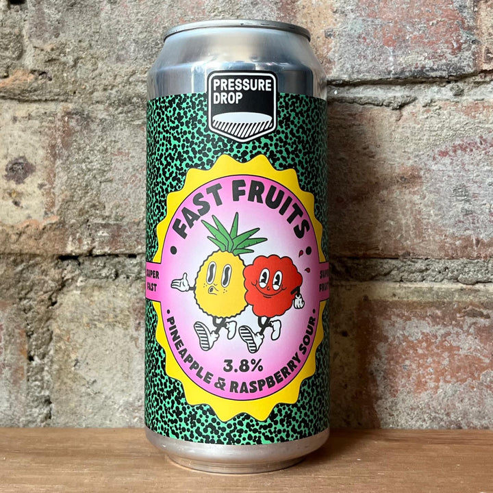 Pressure Drop Fast Fruits Pineapple & Raspberry Sour 3.8% (440ml)