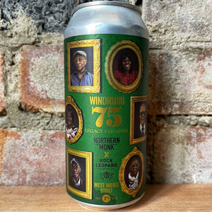Northern Monk x Rock Leopard Windrush 75 Legacy of Legends Stout 7% (440ml)