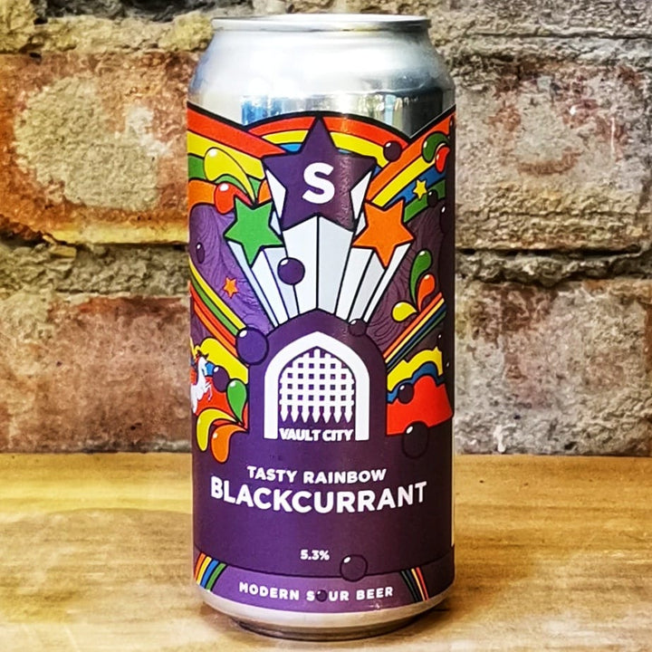 Vault City Tasty Rainbow Blackcurrant 5.3% (440ml)
