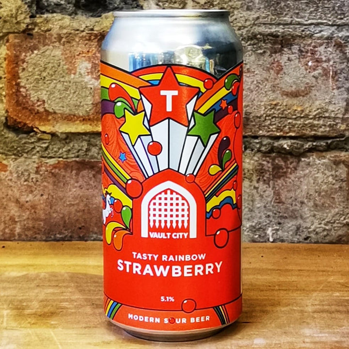 Vault City Tasty Rainbow Strawberry 5.1% (440ml)