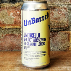 UnBarred Brewery Limoncello Berliner Weisse