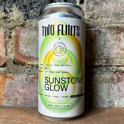 Two Flints X LHG Sunstone Glow Hazy IPA 6.5% (440ml)