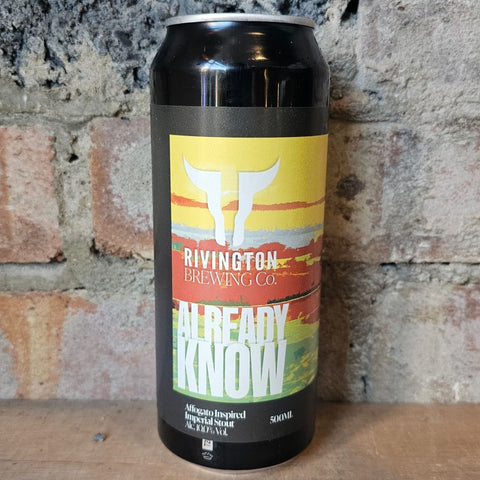 Rivington Already Know Affogato Imperial Stout 10% (500ml)