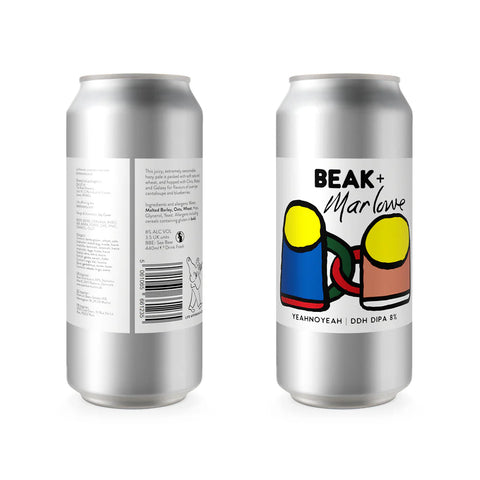 Beak x Marlowe Ales Yeahnoyeah DIPA 8% (440ml)