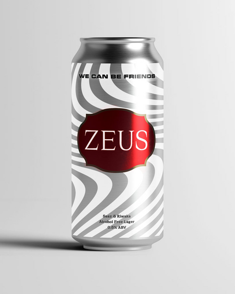 We Can Be Friends Zeus Lager AF 0.5% (440ml)