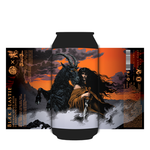Holy Goat Blæk Blastie Imperial Stout with El Salvador Coffee 10.2% (440ml)