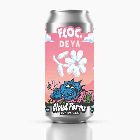 FLOC x DEYA Cloudforms DDH IPA 6.5% (440ml)