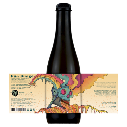 Holy Goat Fun Bungo Tropical Sour with Mango, Pineapple and Orange 7.1% (375ml)